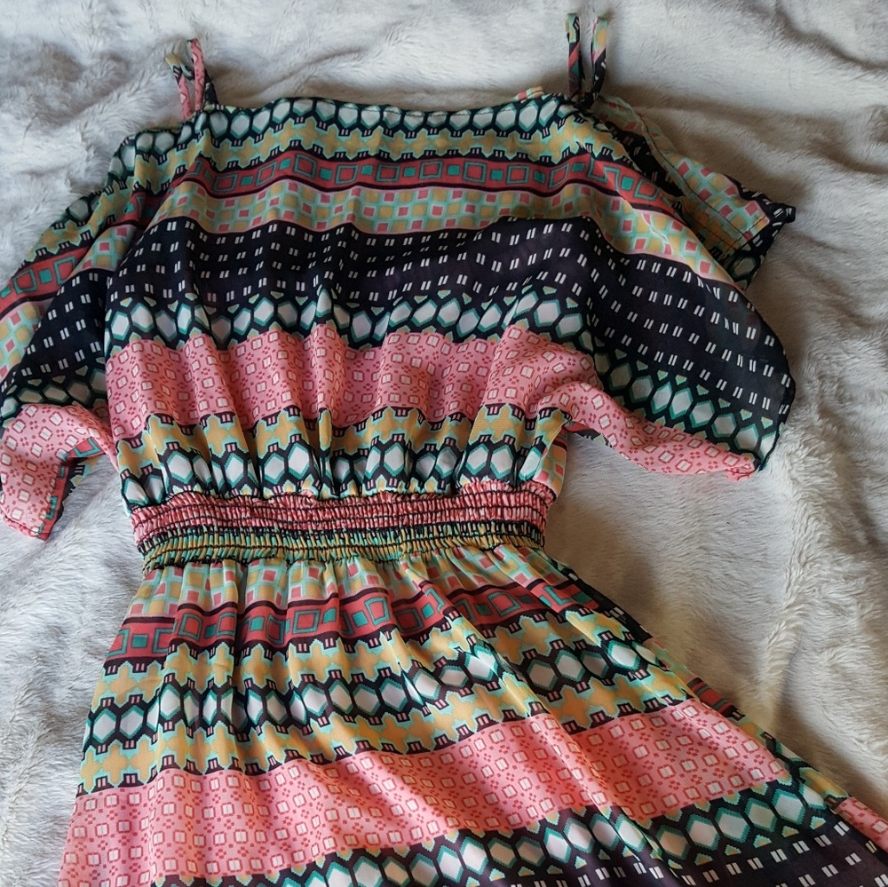 Boutique off the shoulder summer dress